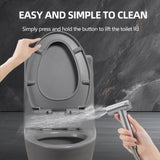 1.1/1.60 GPF Dual-Flush One Piece Toilet, Water-Saving Elongated Comfort Height Floor Mounted, Soft W1573P246723