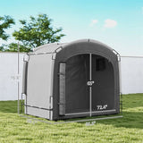 Dark Gray Bike Storage Shed Tent for 3-4 Bicycles 16118093