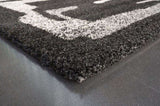 Granada Fable Black, Charcoal, Chocolate, Gray, Ivory and White Polypropylene Area Rug B055P313705