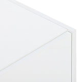 White & Black Contemporary Rectangle Design TV Stand, Unique Style TV Console Table 42184510