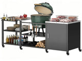 Outdoor Bar Cart Grill Table 15409351