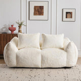 Giant Bean Bag Couch for Adults, Ultra Soft Fluffy Loveseat Bean Bag Sofa, Oversized Chase Lounge 23011521