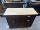 Mobile Kitchen Island Cart With 2 drawers W1820138610