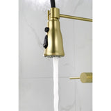 3 Functions Wall Mounted Bridge Kitchen Faucet W2287P167938