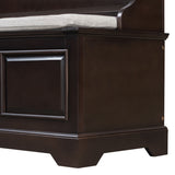 TREXM Shoe Bench, Retro Shoe Bench with Safe Soft-Close Devices, Chest with Hidden N715P198568L