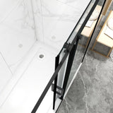 56"-60"W x 70"H Frameless Shower Door, Sliding Shower Door, with Premium 5/16" Thick Tempered W2011P197887