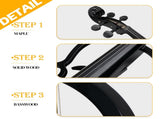 Full Size 4/4 Electric Style Cello with Case Bow Rosin Earphone Connecting line 82205061