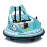 ZUN 12V ride on bumper car for kids,electric car for kids,1.5-5 Years Old,W/Remote Control, LED Lights, W1396132725