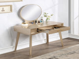 Maly Contemporary Wood Vanity and Stool Set, Gold T2574P164226