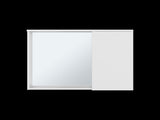 Nome Medicine Cabinet with Interior Storage Compartments, White B097P474278