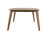 Acacia Wood Dining Table 8-Person Outdoor Table, Farmhouse Furniture for Patio, Garden, Backyard, N779P236677N