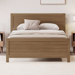 ZUN Wood Platform Bed Frame with Headboard, Mattress Foundation with Wood Slat Support, No Box Spring 71677590