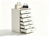 () 6-Drawer Particleboard Chest with Melamine Finish 19.07*15.75*48.27in White 91730104