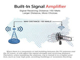 TA-851 Plus 360&degRotation UV Dual Frequency 45-860MHz 22-38dB 42.65ft cable Outdoor Antenna 87432944