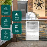 18"x23"x23" Drawer cabinets for outdoor kitchens or courtyards W3167P303256