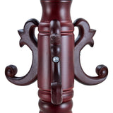 Walnut Colored Solid Wood Hanger, Modern And Simple Coat And Hat Rack, Resin Stainless Steel W1151P276809