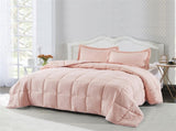 3 Piece Pre Washed Down Alternative Comforter Set with 2 Shams 96155873
