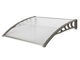 HT-100 x 96cm Household Application Door & Window Rain Cover Eaves Gray Holder 48860492