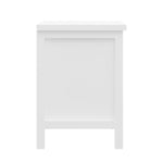 ZUN Versatile Solid Wood White Night Stand, Bedside Table, End Table, Desk with Drawers for Living Room, B03790057