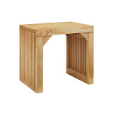 Natural Pine Dining Bench and Table Set Versatile Indoor Wood Furniture for Entryway, Living Room, W1758P292188