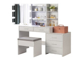 Particleboard Triamine Veneer 5 Pumps 2 Shelves Mirror Cabinet Three Dimming 19376739