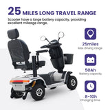 S500-GREY Heavy Duty Mobility Scooter W429P151656