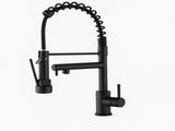 Kitchen Faucet with Pull Down Sprayer, Touch On Single Handle 2- Function Stainless Steel Spring 11278760