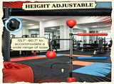 Red Speed Punching Bag 4.6'-6.7' Reflex Bag Boxing Training Equipment Adjustable Height Boxing Bag 96049303