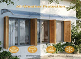 Awning for Door Entrance Window, 38x120 Inch Window Canopy Exterior, UV Rain Snow Protection for 25120283