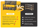 Temu only supports self pickup Work Bench with Pegboard,Heavy Duty 3000lbs Capacity Workbench with 24780088