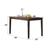Cardiff Espresso Finish Dining Table B2726P315636