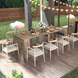 Multifunctional extendable console table W33166750