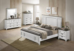 ZUN Clelane Wood Bedroom 6 piece Set with Shiplap Panel King Bed, Dresser, Mirror, Two Nightstands, and T2574P204501