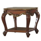 Honey Oak End Table with Bottom Shelf B062P209105