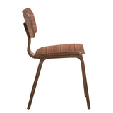 Walnut Side Chair with Tapered Leg B062P209232