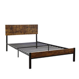 Twin Size metal bed Sturdy System Metal Bed Frame,Modern style and comfort to any bedroom,black W2297P241217