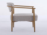 Beige fabric color dining room chair, living room chair, bedroom chair, woven fabric with foam back W3149P375463
