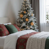 6PCS Set 3.9" Glass Christmas Ball Ornaments Shimmering Hanging Decorations for Holiday Tree & Party 58156955