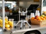 8-Section Commercial Easy Wedger, Stainless Steel Lemon & Lime Cutter with 8 Wedges for Bar & 03014790