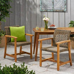 ZUN HAMPTON WOOD AND WICKER DINING CHAIR 60400.00