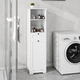 One-Compartment One-Drawer Tilt-Out Laundry Sorter Cabinet - White 32561308