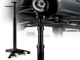 Adjustable Underhoist Support Jack Stand, 1654 LBS Max Load Triangular Base Hoist Support Stand with 58443389