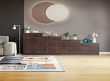 Modern Simple 6-Drawer Dresser Brown 72602814