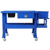 Premium Tear Down Table and 3.5Gallon Part Washer,Mobile Parts Washer,Cabinet parts washer with 110v W465P266867