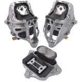 3PCS Engine Motor Mounts & Transmission Mount Set for Audi S4 S5 20-18 V6-3.0L 4M0199371FC 09135832