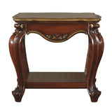 Honey Oak End Table with Bottom Shelf B062P209105