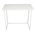 ZUN Simple Collapsible Computer Desk White 29521212