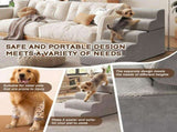 5-Step Dog Stairs Steps for High Bed, Pet Steps for Small Dogs and Cats, Non-Slip Removable Washable 93679291