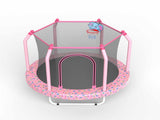 55-inch Trampoline for Kids Indoor & Outdoor Small Toddler Trampoline with Basketball Hoop W1163P315233