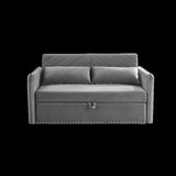 MH" Sleeper Sofa Bed w/USB Port, 3-in-1 adjustable sleeper with pull-out bed, 2 lumbar pillows and W119362743